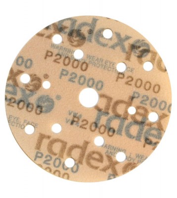 Radex Абразивные круги микротонкие Gold на липучке, 150 мм, 15 отверстий Radex Абразивные круги микротонкие Gold на липучке, 150 мм, 15 отверстий